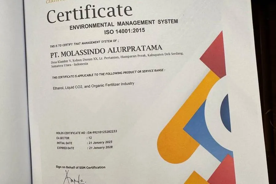 ISO 14001 Sertifikat