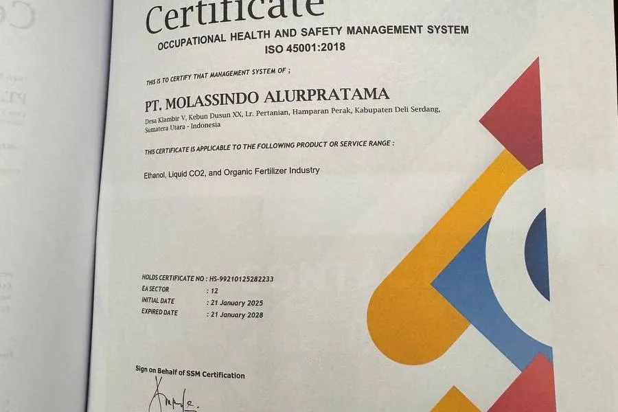 ISO 45001 Sertifikat